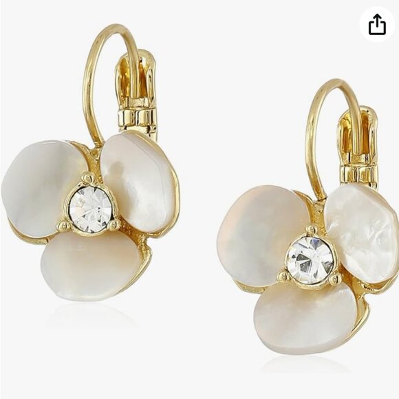 Kate Spade New York Disco Pansy Leverbacks - Picture 1 of 1